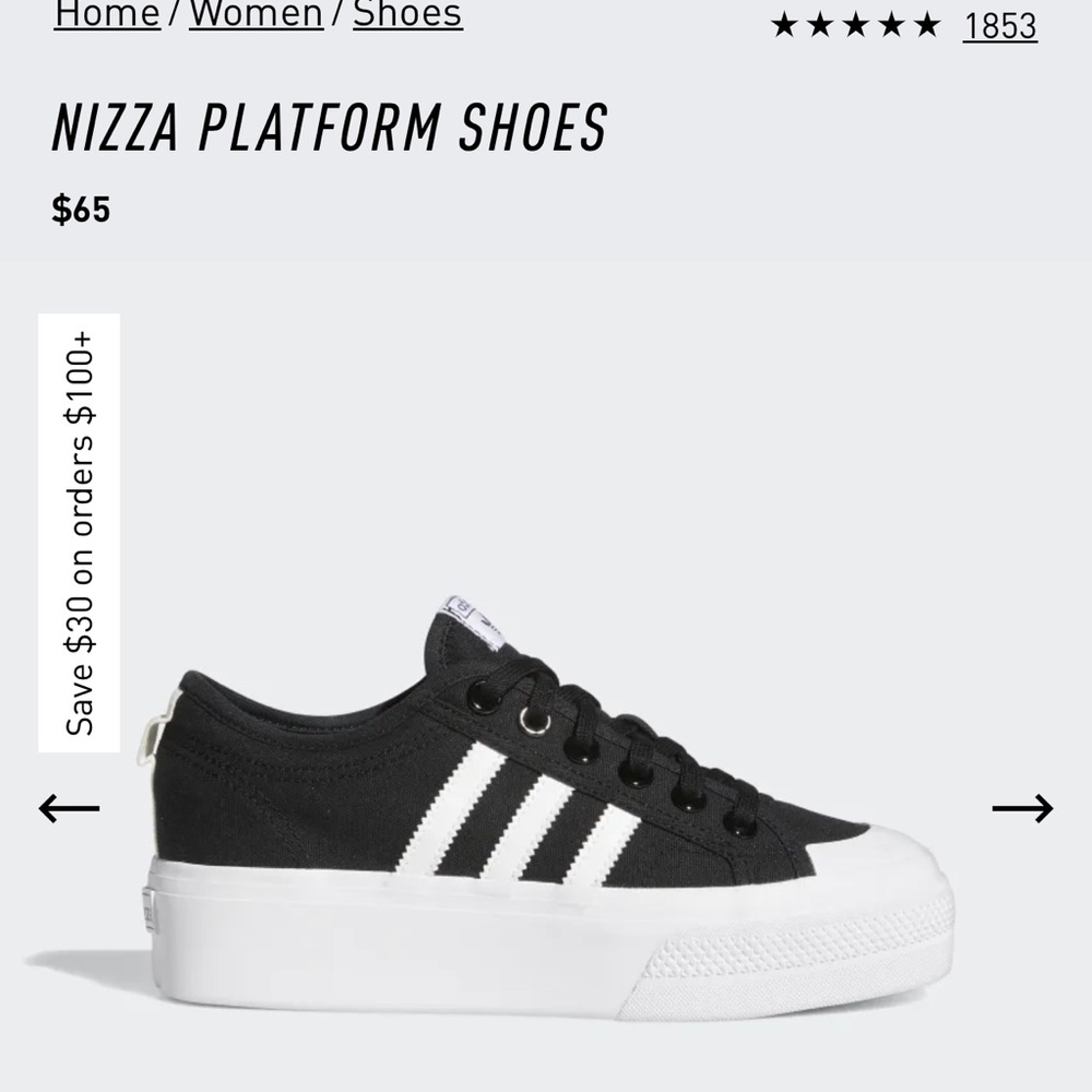 Adidas Nizza Platform Shoes! So cute and comfortable!!!